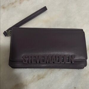 Steve Madden Purple Wristlet